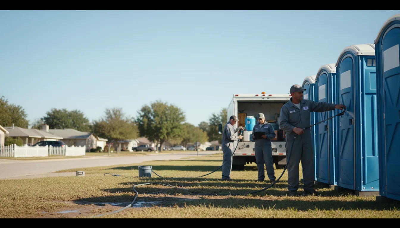 Long-Term Portable Toilet Rental in Columbus Junction, IA near me